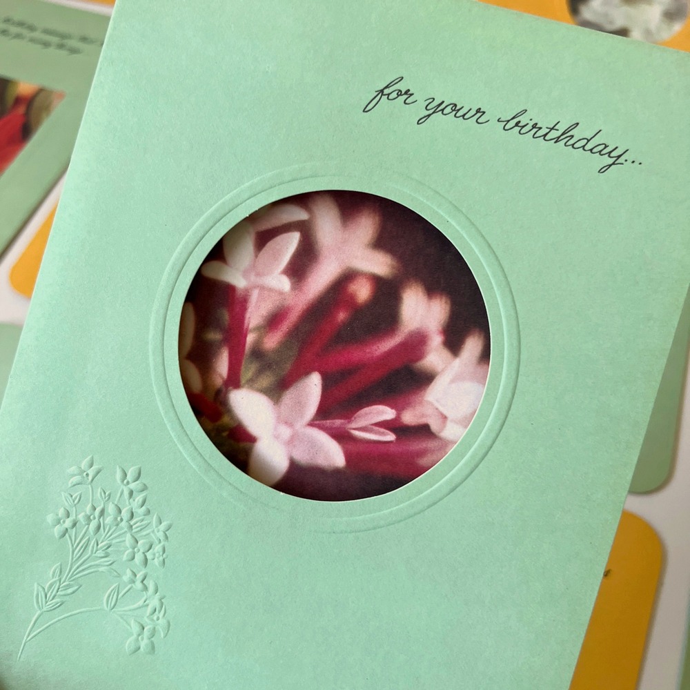 Vintage Thoughtfully Yours 13 Greeting Cards & Envelopes Floral Box Set - Picture 6 of 16